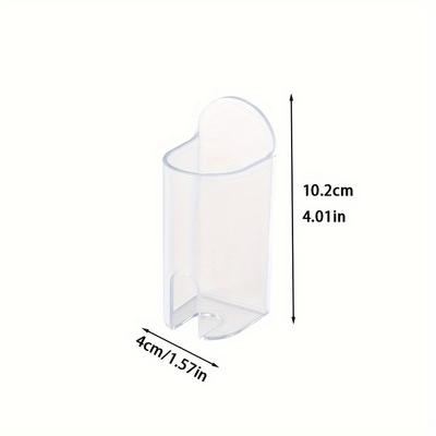 Save Space with Self-Adhesive Electric Toothbrush Holder - Wall Mounted Bathroom Organizer for Christmas and Halloween Decorations, Container