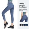High Waisted Elastic Denim Yoga Pants for Women Autumn Winter