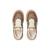 Gucci Screener Jigglypuff, Distressed Shoes Leather Low Top Stylish Skateboarding Shoes Men's Beige & Ebony 750048 FAB39 9754