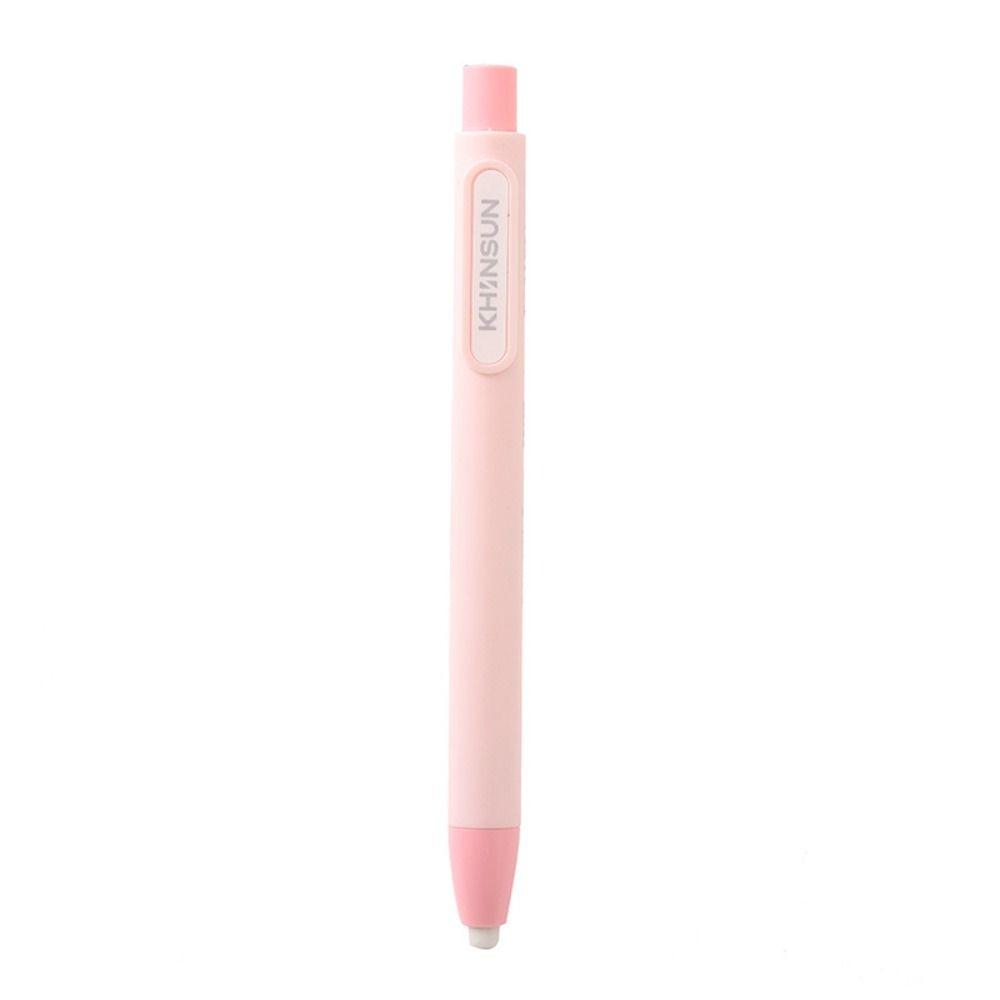 Pen Style Retractable Eraser Writing Pencil Rubber New Design Press Pencil Eraser  Student