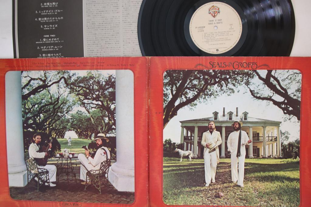 LP Record SEALS & CROFTS - Takin It Easy P10535W WARNER PIONEER 1978 Japan Rock Used