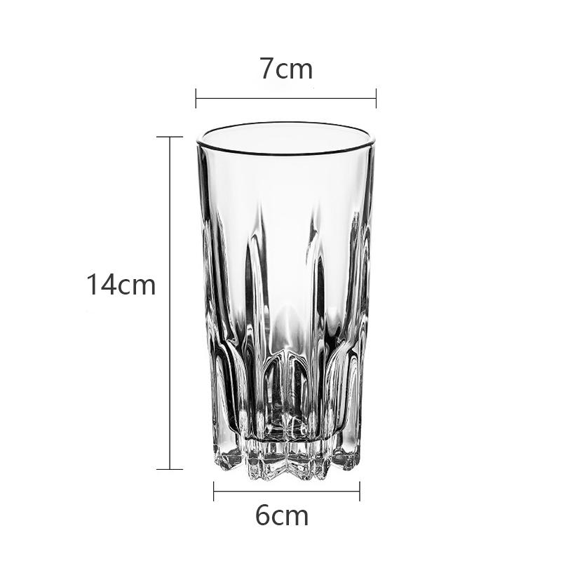

285 мл/340 мл ретро стакан для виски прозрачный стеклянный стакан со льдом кружки для кофе латте вечеринка бар европейский стиль бренди иностранные винные кружки 1pcs