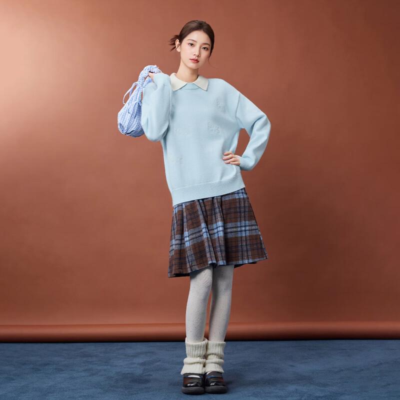 IEF Casual Knitted Lapel Sweatshirt