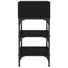 Nightstands (2 Pcs) Black 35 X 34.5 X 70 Cm Particleboard