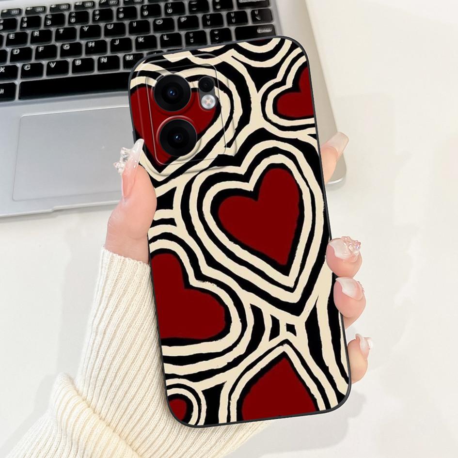 For Oppo Reno 13F 5G Case Fashion Sunset Girls Astronaut Coque Soft Silicone Phone Cover For OPPO Reno13 FS RENO13F CPH2699 Capa