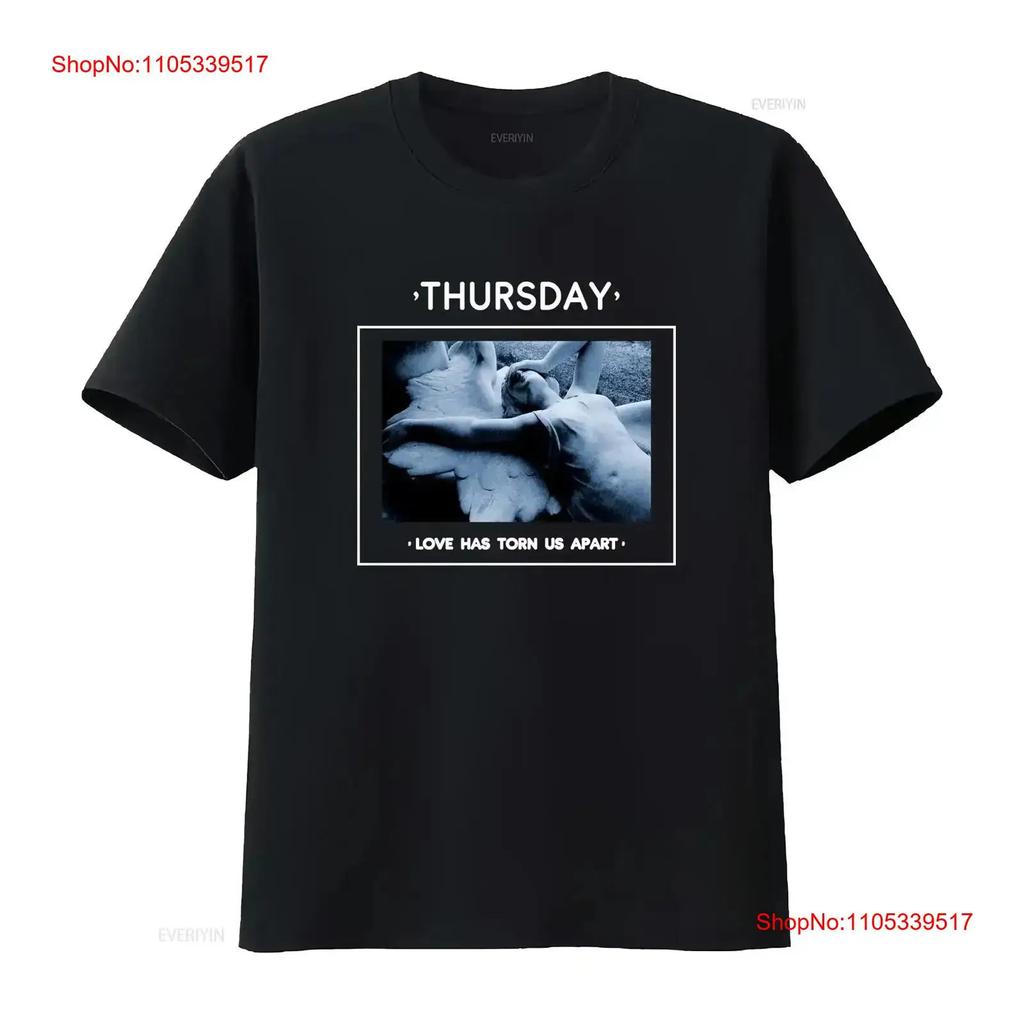 Thursday band T Shirt Love has torn us apart unisex TE6386 vintage Washed designer clothes grap