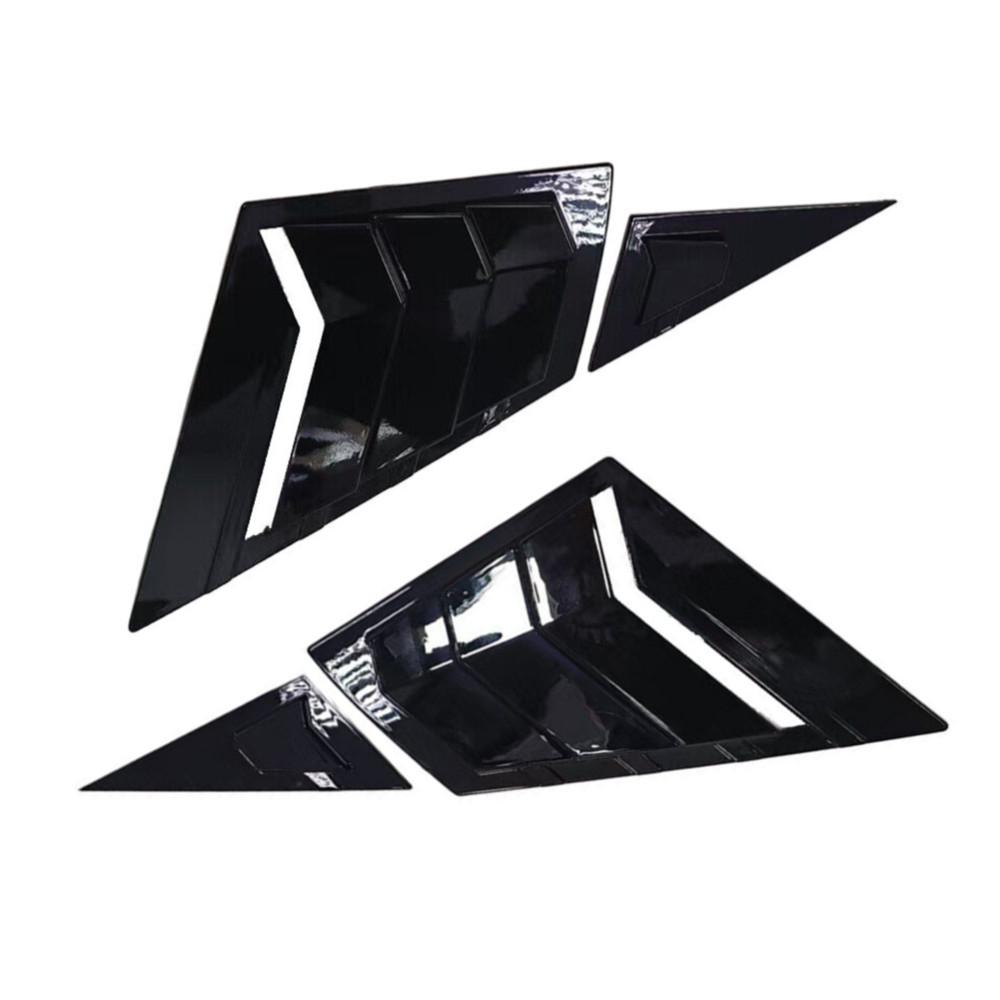 For Honda Civic Sedan 9th 2012-2015 ABS Plastic Window Quarter Front Louver Scoop Cover Side Vent Shutter Trim Car Adhesive