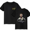 2026 Hot Summer Football Star Cr7 Cotton Children T-shirt Brand Sport Double Sided Print Casual Men Women Clothes Short Sleeve Top Boy Girl Tee