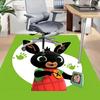 1 Stück Hasenpfotenabdruck Extra Groß Rutschfester Teppich für Boden, Büro, Familie, Schlafzimmer, Studio Großer Teppich Indoor Teppiche