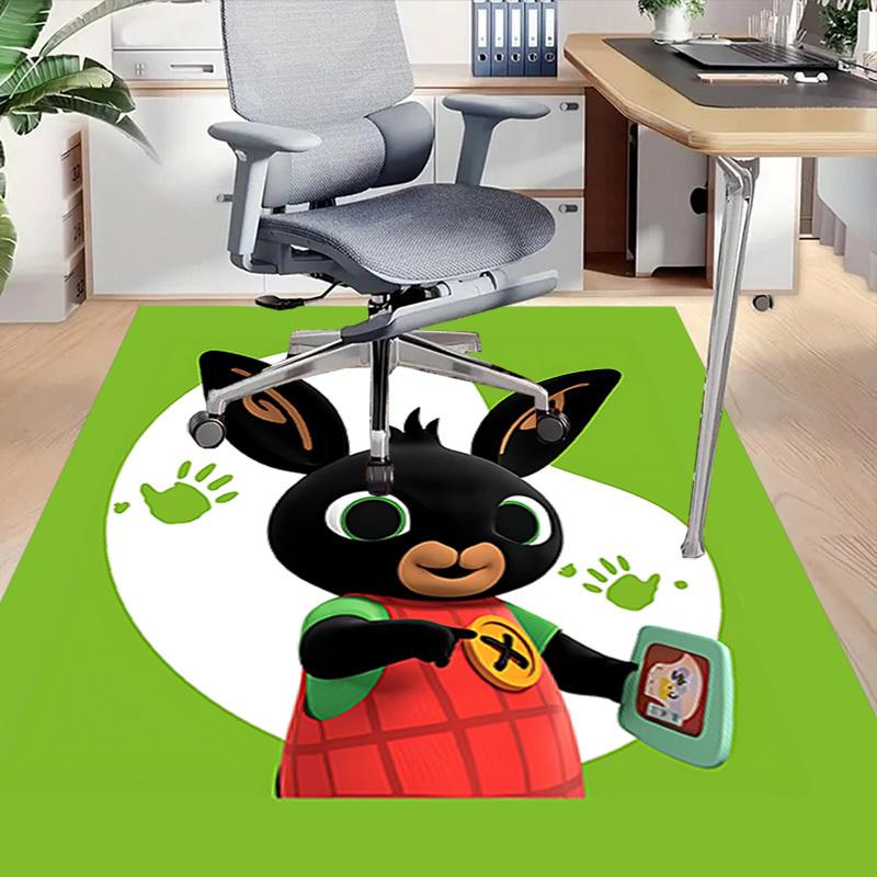 1 Stück Hasenpfotenabdruck Extra Groß Rutschfester Teppich für Boden, Büro, Familie, Schlafzimmer, Studio Großer Teppich Indoor Teppiche