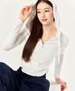 XEXYMIX Smooth Touch Half-Zip Hoodie White Ivory Xtfhd01J1