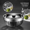 Meichu 20cm 1500ml Edelstahl 304 doppelwandig isolierte Schüssel