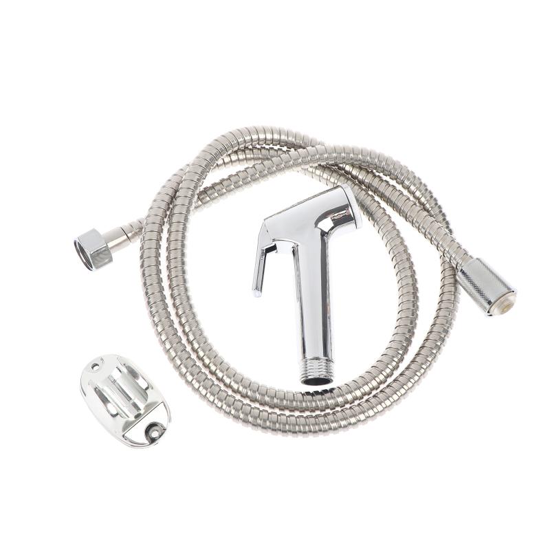 ABS Handheld Shattaf Sprayer Kit Double Jet Nozzle Toilet Faucet Set for Feminine Care Baby Shower