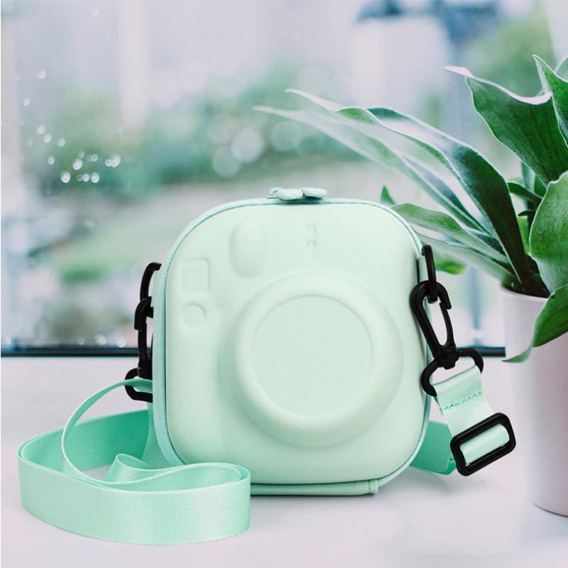 Husă Dura EVA pentru Aparat Foto Instax Mini 13 12, Geantă Protectoare Anti-Cădere cu Căptușeală Moale și Curea de Umăr pentru Călătorii