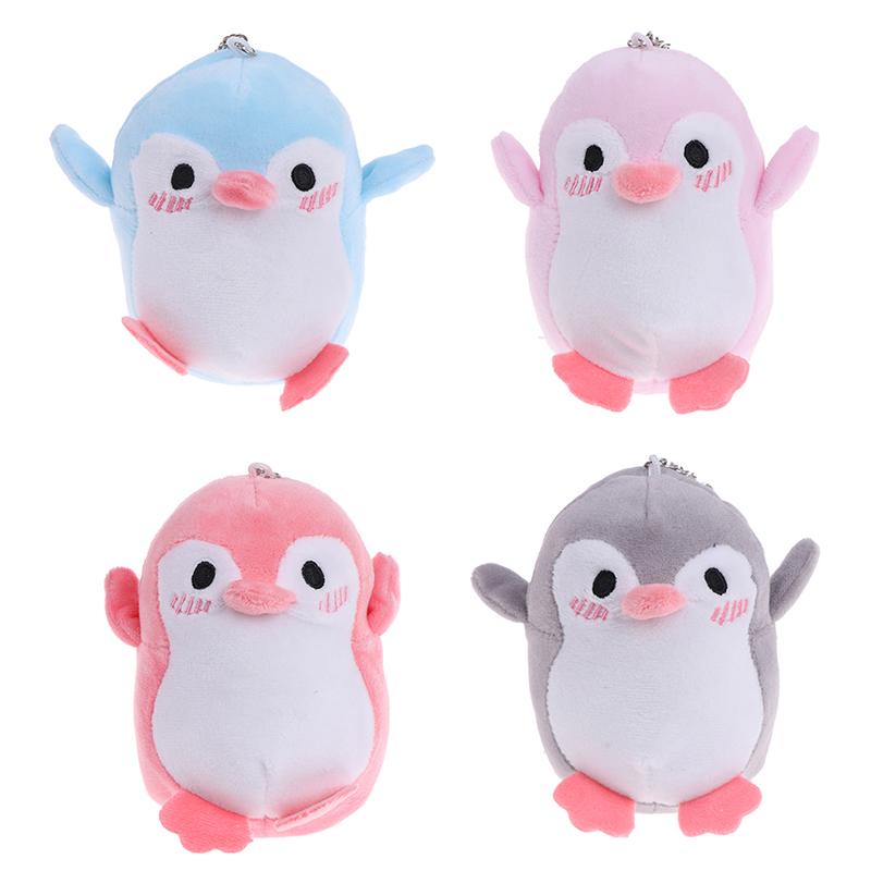 Lovely 12CM Penguin Stuffed Plush Toy Baby Kid's Gift Key Chain Plush Toy Doll