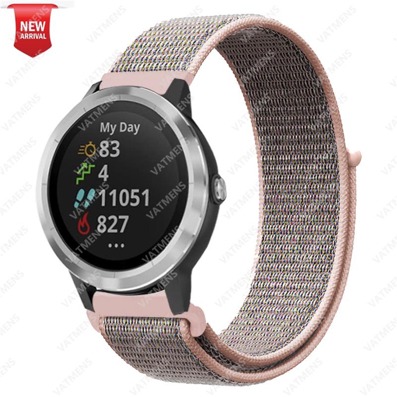 20mm 22mm Nylonarmband für Garmin Venu SQ 2 2s Forerunner 645 Smartwatch-Armband Armband Garmin Vivoactive 3 4 Armband