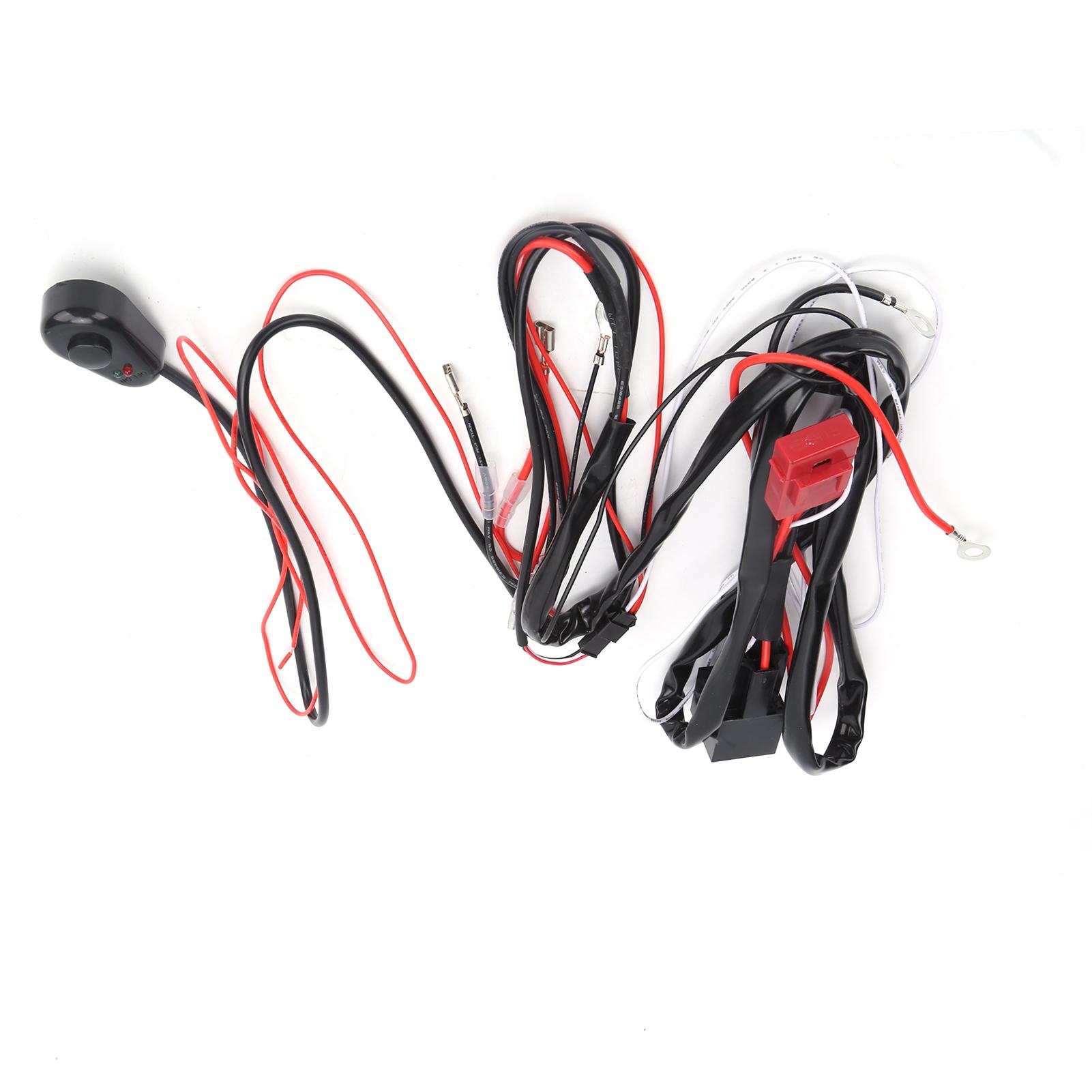 

Жгут проводов для 12В светодиодных прожекторов 1 к 2 40А реле встроенный предохранитель-лепесток универсальный для автомобиля квадроцикла UTV