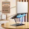 Portable Folding Laptop Stand with Cooling Fan and Storage