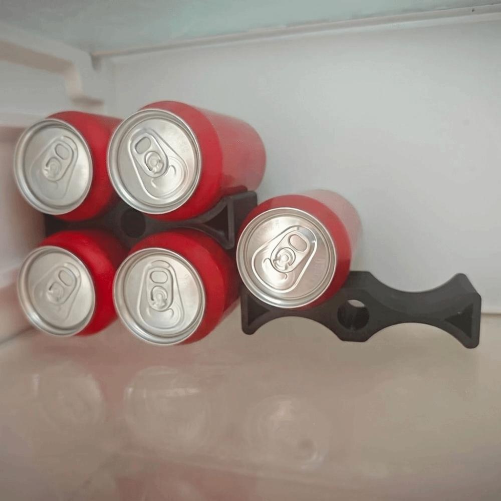 Stable Beverage Can Holder Plastic Soda Can Stacker Simple Can Stacker Organizer for Kitchen