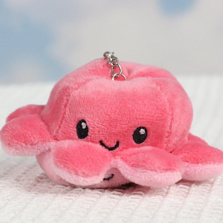 Adorable Plush Octopus Keychain Soft Toy Cute Animal Doll Bag Charm For Kids