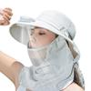 Portable Breathable Solar Fan Cap Quick Dry Sun Protection Solar Charging Cap with Fan Fisherman Hat Summer