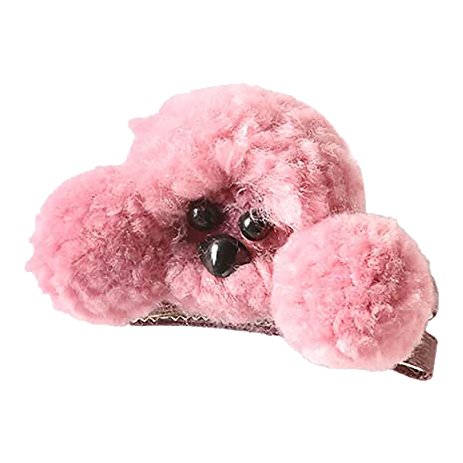 Children s Hair Accessories  Girls Baby Cartoon Hair Ball Puppy Hair Ring Hair Clip Cute Hair Rope High Quality C