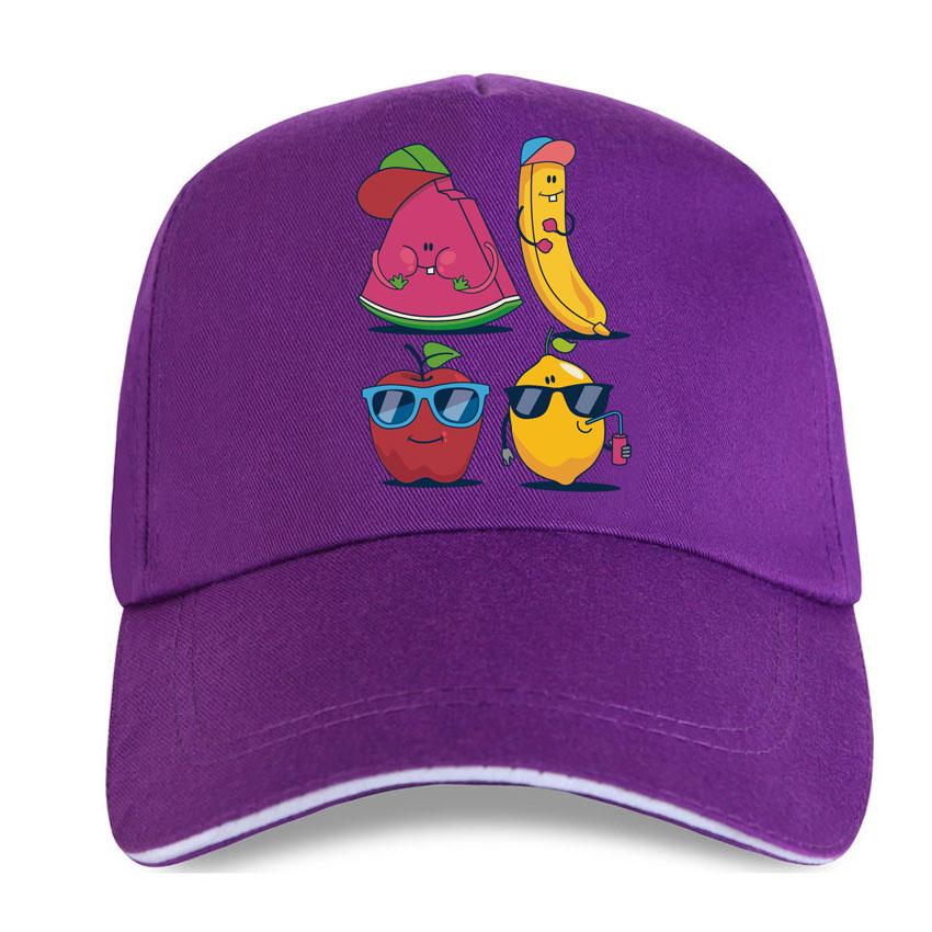 Fashion Spring Summer Baseball Cap Hip Hip Hat Men Women Adjustable Snapback Hat Cartoon Anime Banana Pomelo Printed Cap Sun Hat