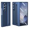 Case for Galaxy Z Fold7 5G - PC+Leather/PU, Blue