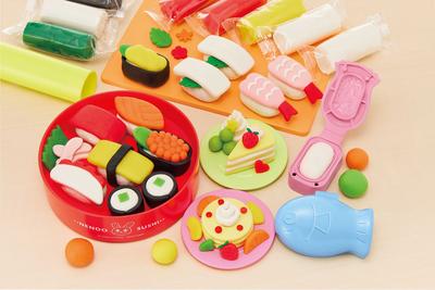 Set 3 cu Sushi-uri Clay Squishy și Nendo de la AGATSUMA! (Vârstele Peste)