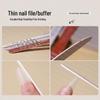 No-Shed Washable Double-Sided Nail Art Sanding Tool: Ultra-Thin Grit Strip for Shaping, Carving, and Grinding In Nail Salons