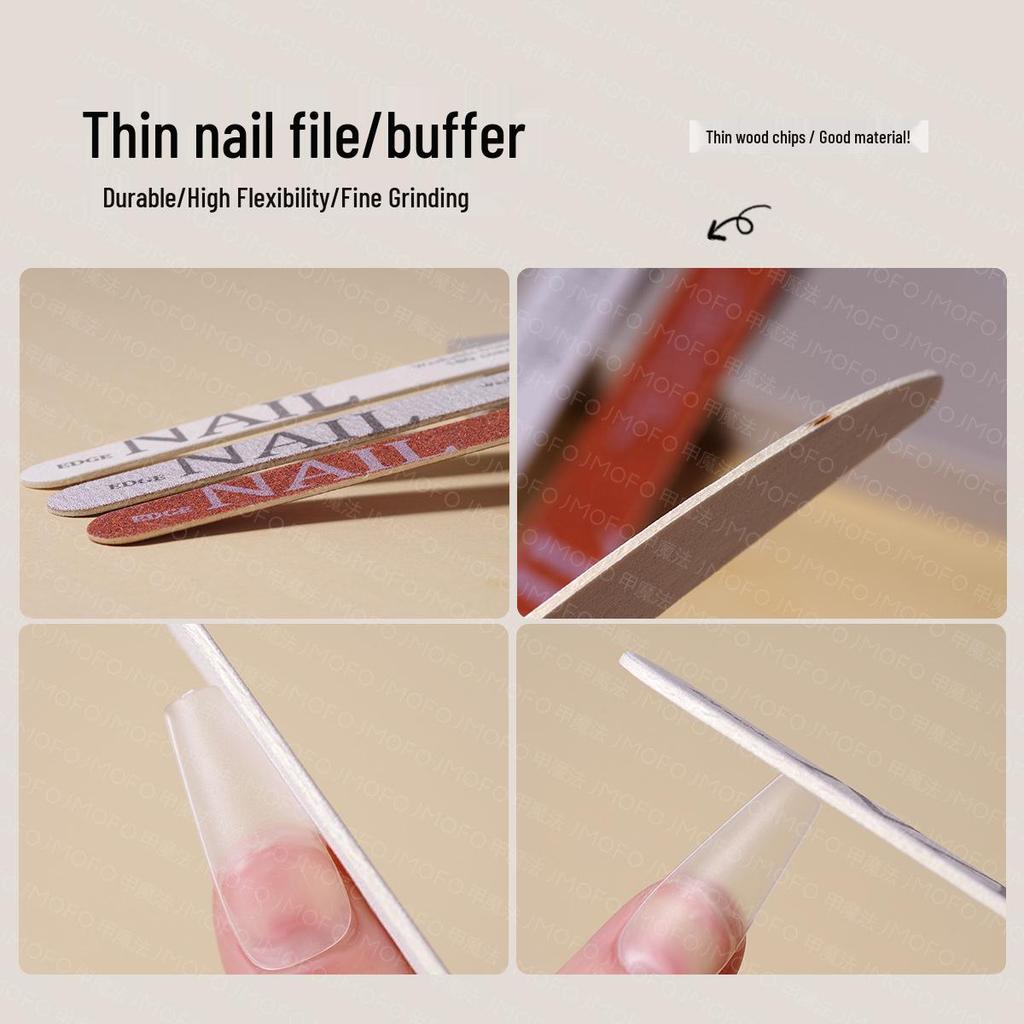 No-Shed Washable Double-Sided Nail Art Sanding Tool: Ultra-Thin Grit Strip for Shaping, Carving, and Grinding In Nail Salons