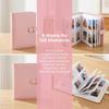 PU PU Photo Album 128 Pockets Ticket Organizer Album  Family Memory Arrangement