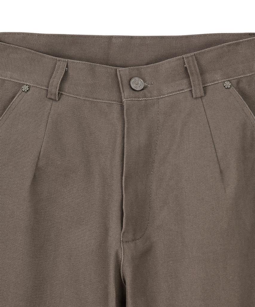 Dandel Dd 10S Structure Balloon Chino Pants (Dark Mocha)