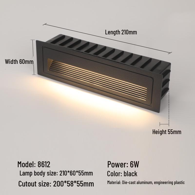 Recessed Waterproof Outdoor Stair and Pathway Light