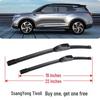 Original Rear Wiper Blade for SsangYong Tivoli - Universal Fit, Boneless Rubber Strip