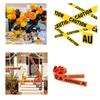 Halloween Isolation Caution Tape with Skull Design Perfect for Scene Decoration Party Props Thematic Supplies Spooky Events