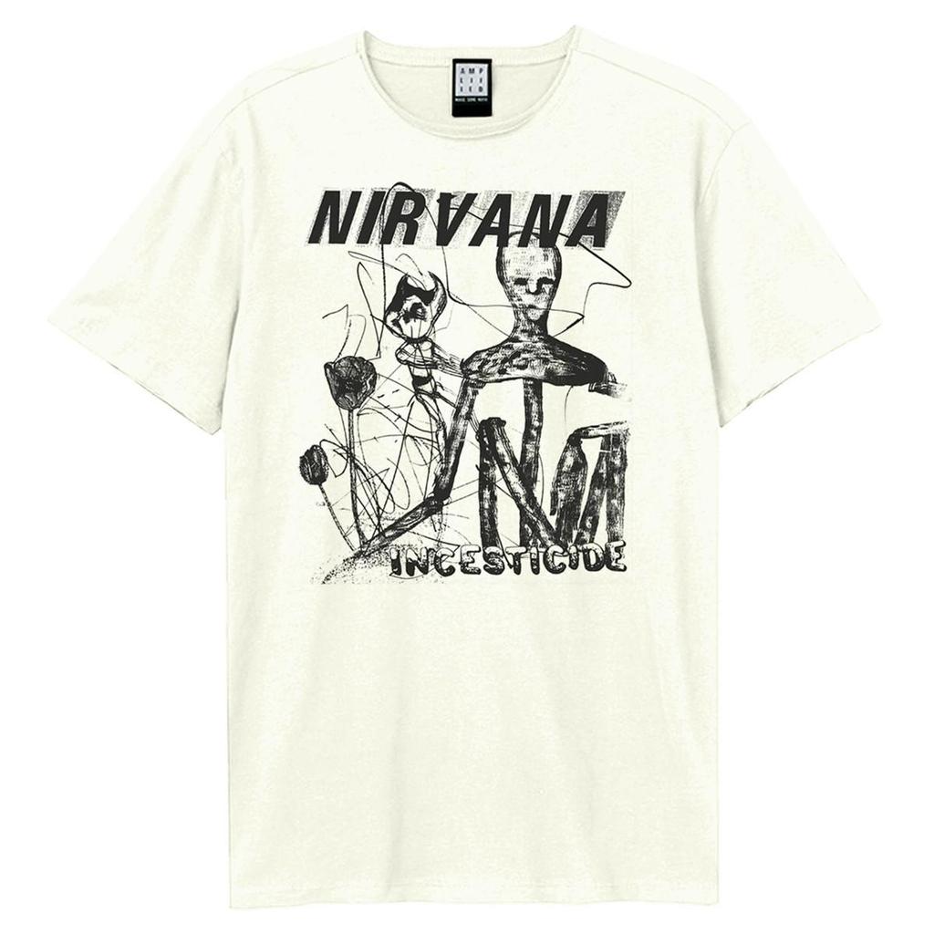 Amplified Unisex Adult Photocopy Incesticide Nirvana T-Shirt