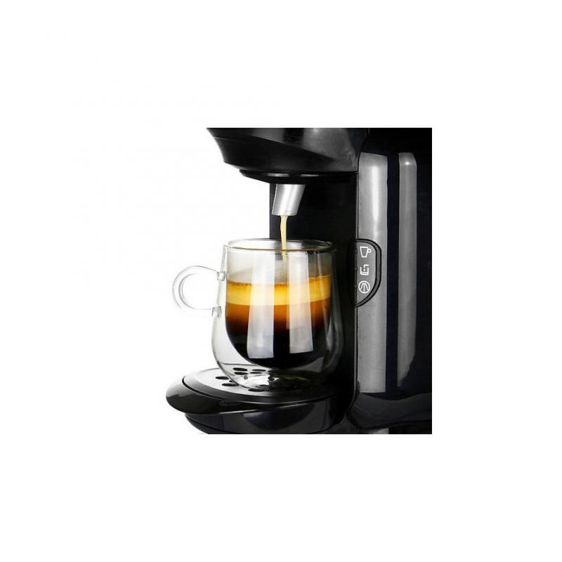 2pk Double Walled 275ml Glass Mugs