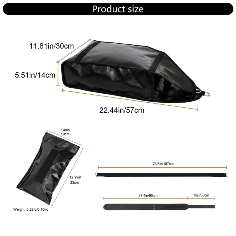 Weight Sled Trainer Sandbag Sled Trainer Resistance Sled Trainer for Sprinter Speed Training with 3 Weight Sandbags