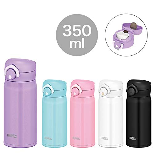 Thermos Water Bottle Vacuum Insulated Mobile Mug 350ml Ice Green JNR-351 IG