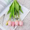 Flores Simulation Flower Office Fake Flower Home Decoration Artificial  Tulips Flower Bouquet
