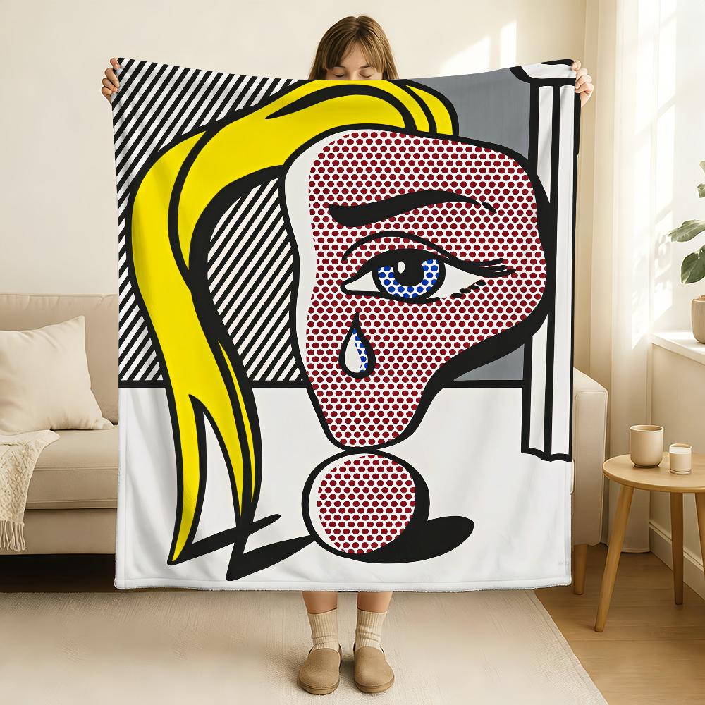 Artist R Roy L Lichtenstein Blanket Soft and Skin Friendly For Couch Bed Napping Bedspread All Seasons Comforter