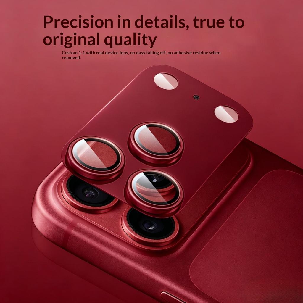 NEW Color Aluminum Alloy Lens Protector Case for IPhone 18 17 Pro Max 9H Shockproof Hard Tempered Glass Camera Screen Full Protective Cover Capa