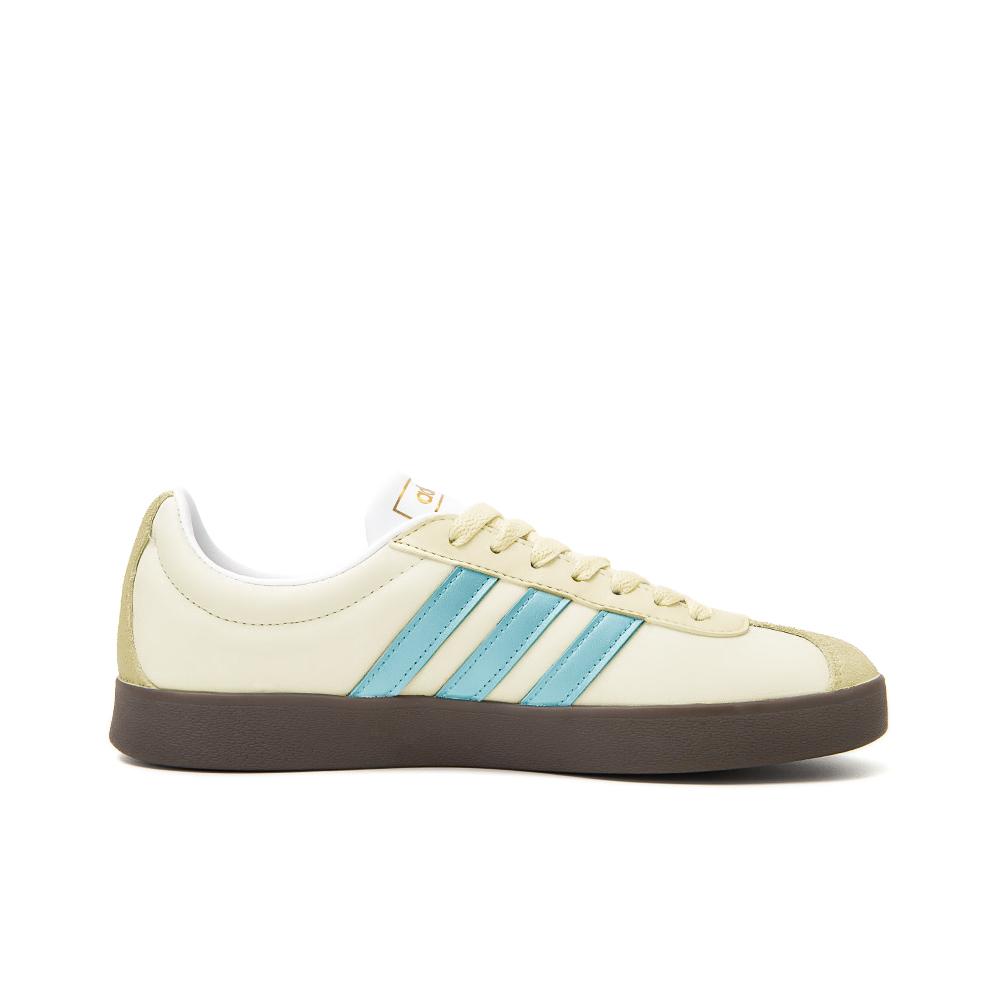 Adidas Neo VL Court 2.0 Flowers Like The Moon Slip Resistant Abrasion Resistant Low top Skateboard Shoes Unisex Yellow ID6015(Team354-)