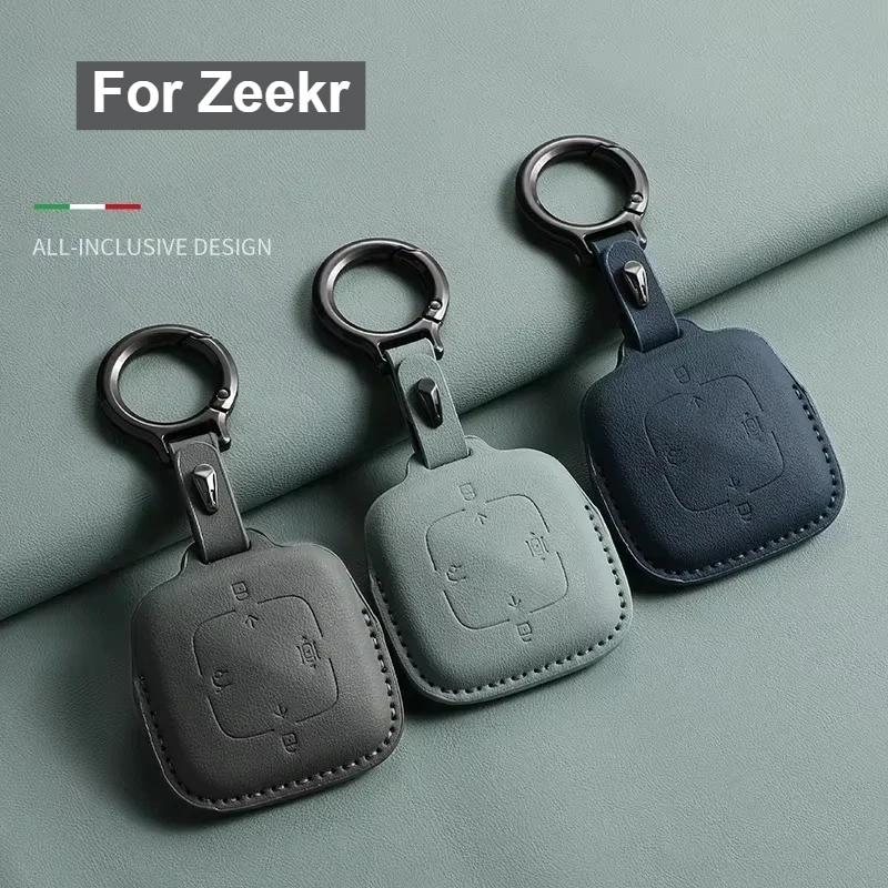 Car Remote Key Case Cover for Zeekr 001 X 007 Zeekr MIX Original Color Car Key Protection Bluetooth Smart Top Grade Shell