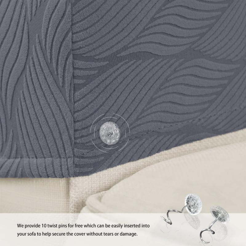 2pcs/set Jacquard Sofa Armrest Covers Stretch Anti-Slip Sofa Arm Slipcover Armchair Protector Dust Cover Home Decoration