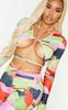 Prettylittlething Bluzka Gładka Wzór 36 1Z1D6_B1*