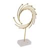 Abstract Sculpture Luxurious Modern Metal Ornament Hand Made Tabletop Decoration for Offices Living Rooms Studies