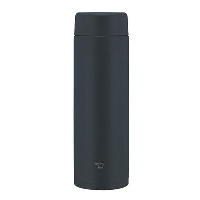בקבוק מים ספל נירוסטה Zojirushi Mahobin 600 מ"ל סוג הברגה בטוח לשטיפה במדיח כלים ללא תפרים רק 2 נקודות טיפול שחור SM-GS60-BA