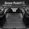 Tesla Kofferraum-integrierte Matte - Aktualisiertes Zubehör für Kofferraum & Rücksitzlehne des Model Y/3